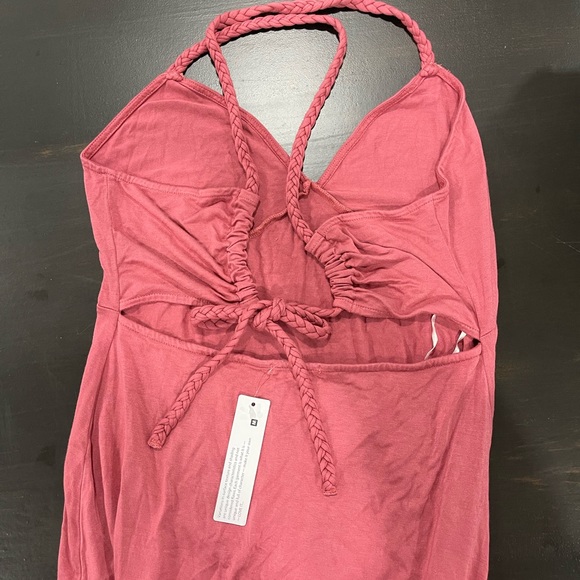 NWT LAmade High Low Modal Braided Open Back Dress Sz Medium - Picture 4 of 5